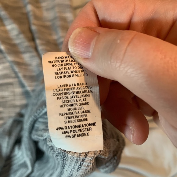 ANTISTAR MARLED GREY T SHIRT 22” PTP - Picture 3 of 4